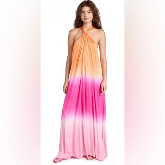 Young Fabulous & Broke | Dresses | Like New Young Fabulous Broke Dress  Small Pink Orange Ombre | Poshmark